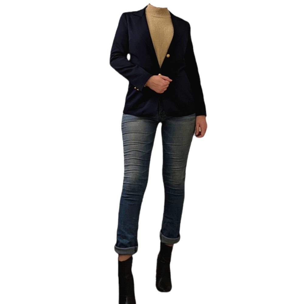 80s Panther Blue Blazer